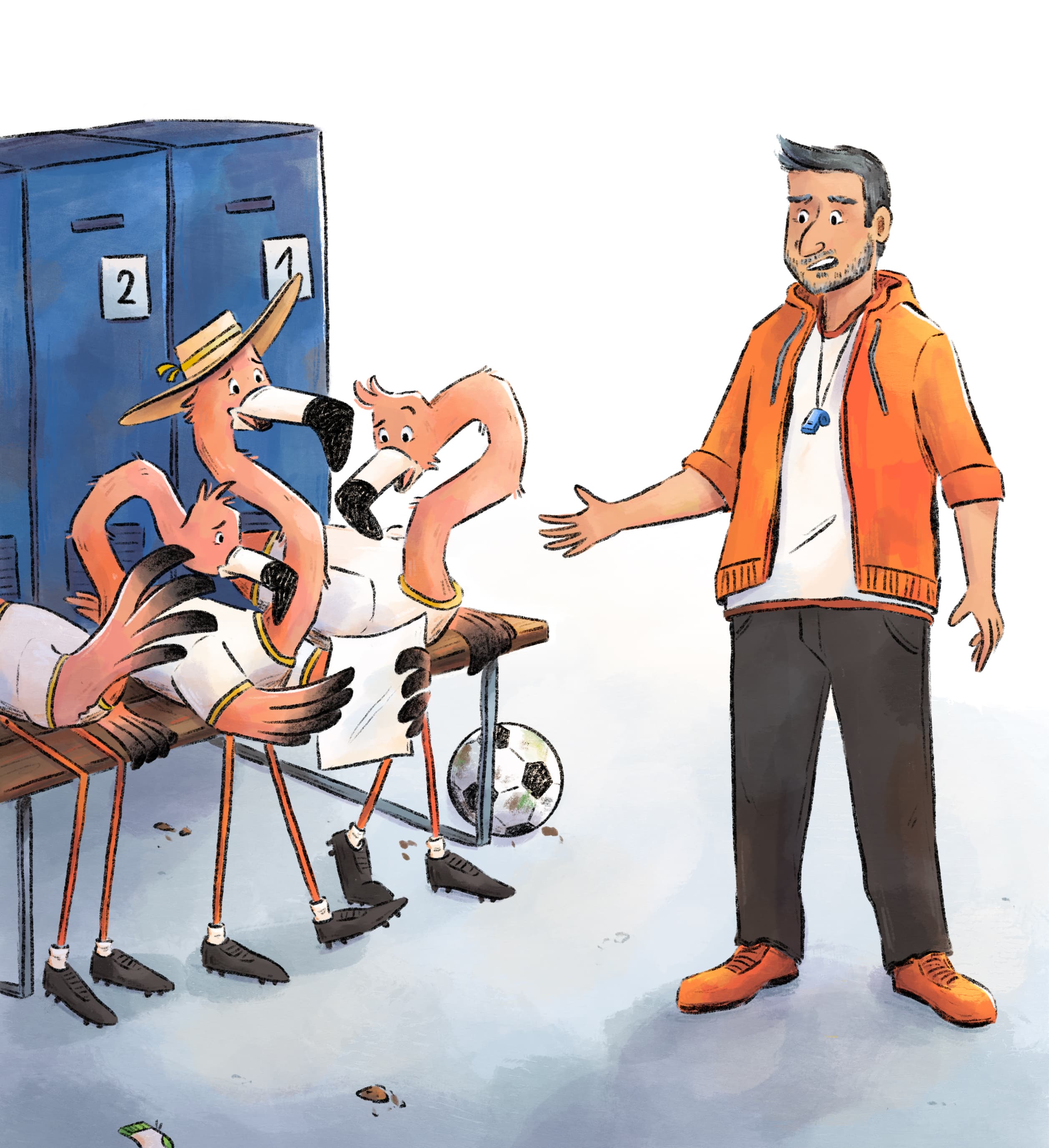 Team liest den geheimnisvollen Brief